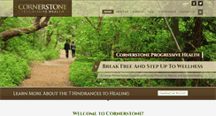 Desktop Screenshot of cornerstoneprogressivehealth.com